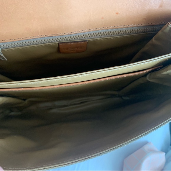 Vintage Celine Caramel Macadam Crossbody Shoulder Bag - Picture 3 of 12